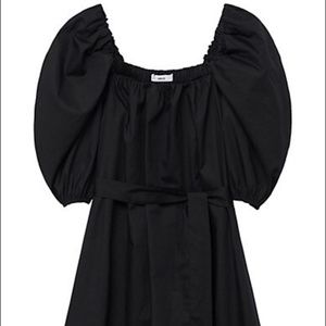 Mango Puffed Sleeves Dress